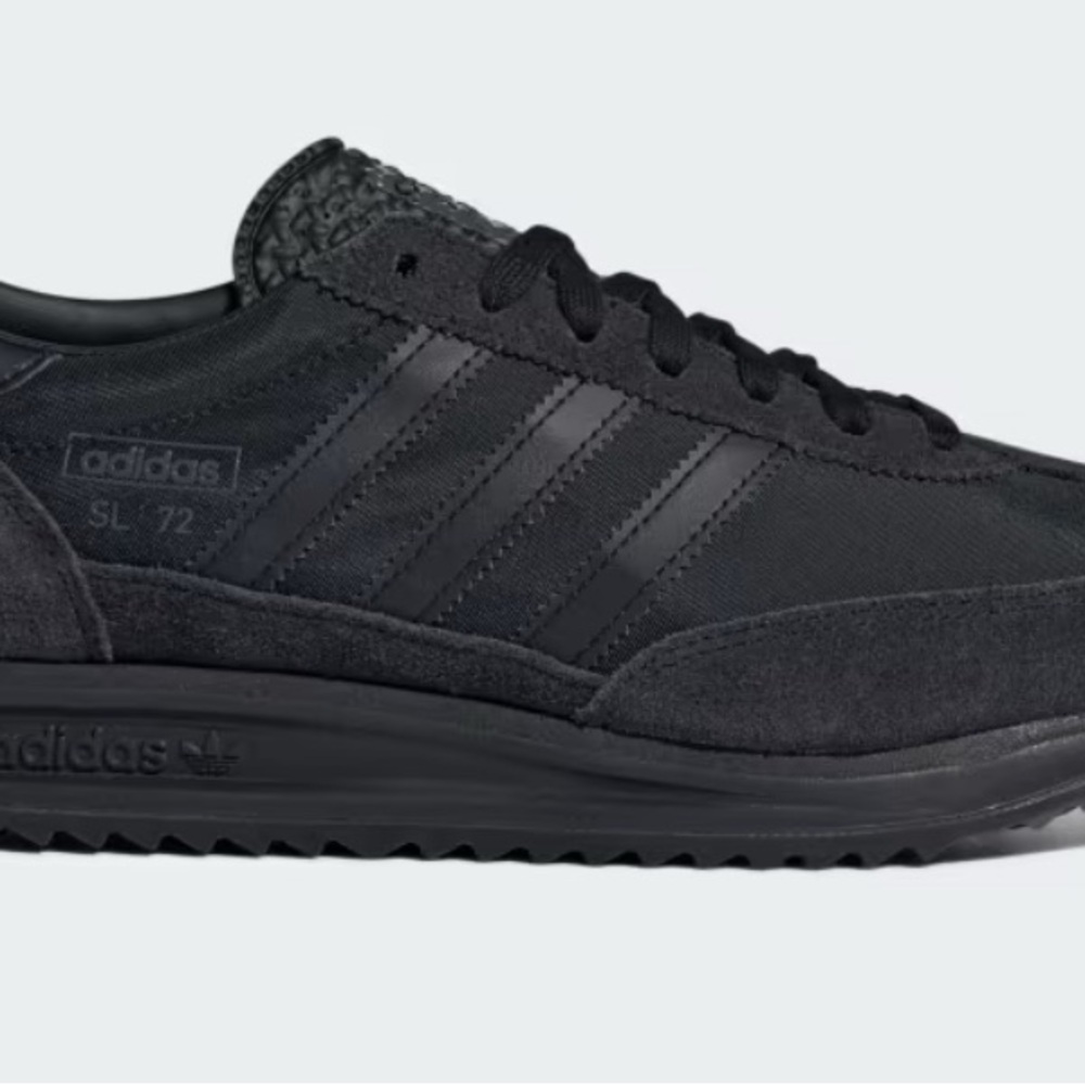 Adidas Men's Triple Black SL 72 Sneakers NWT core black new